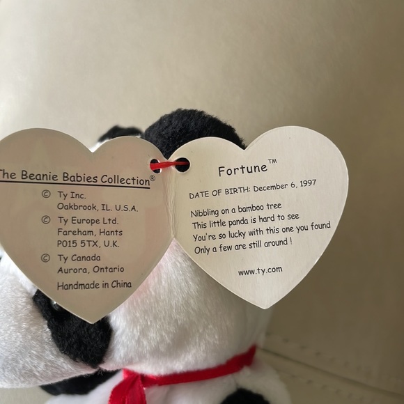 Fortune TY beanie baby bear. - Picture 3 of 9